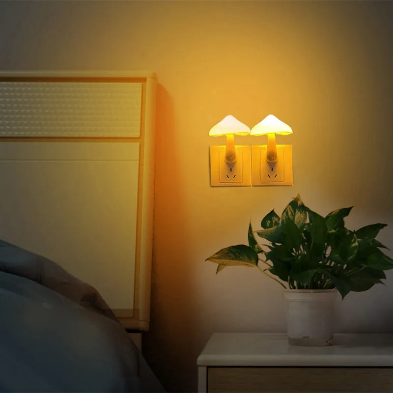 LED Mushroom Night Light