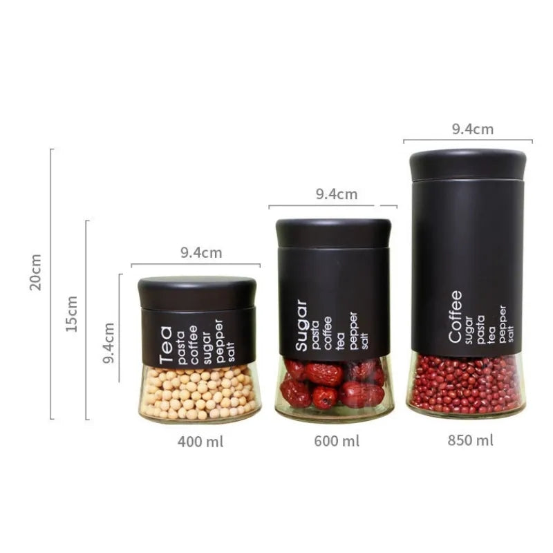 Creative Food Glass Jars