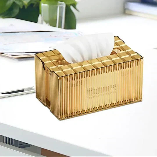 Luxury Plastic Tissue Holder – Elegant Napkin Dispenser for Dining & Kitchen