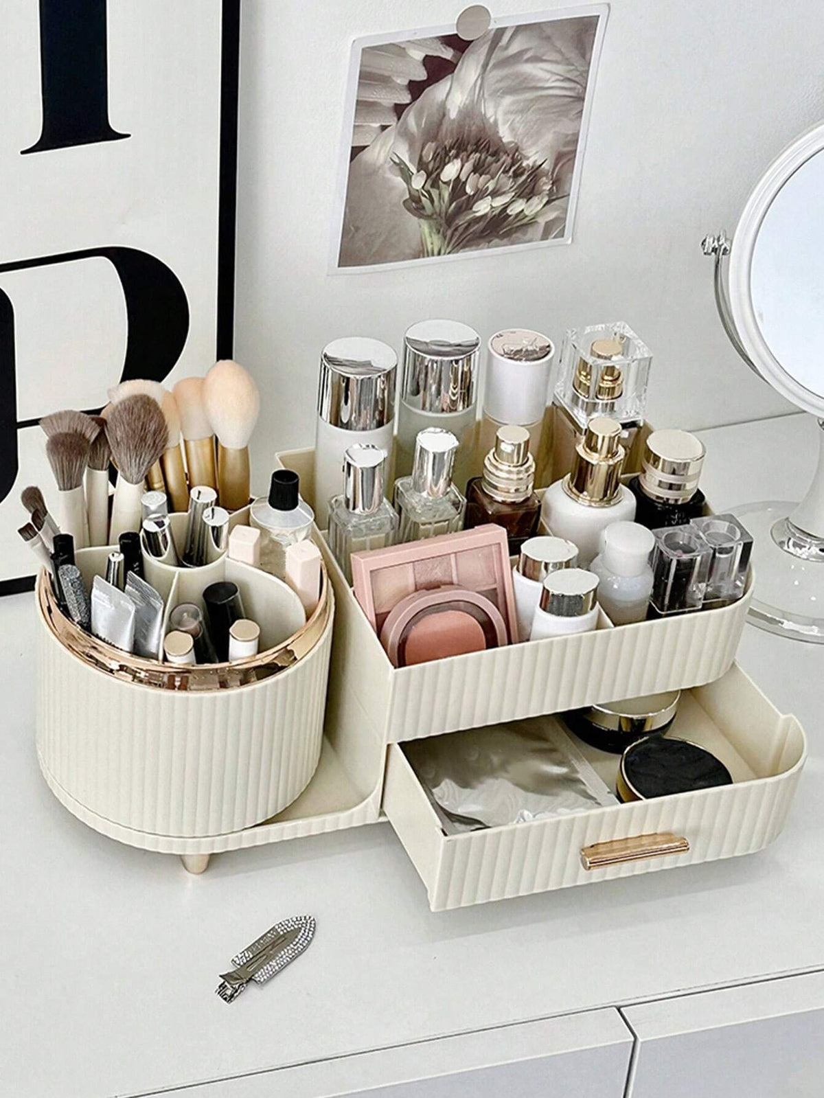 360 Degree Rotating Cosmetic Organizer