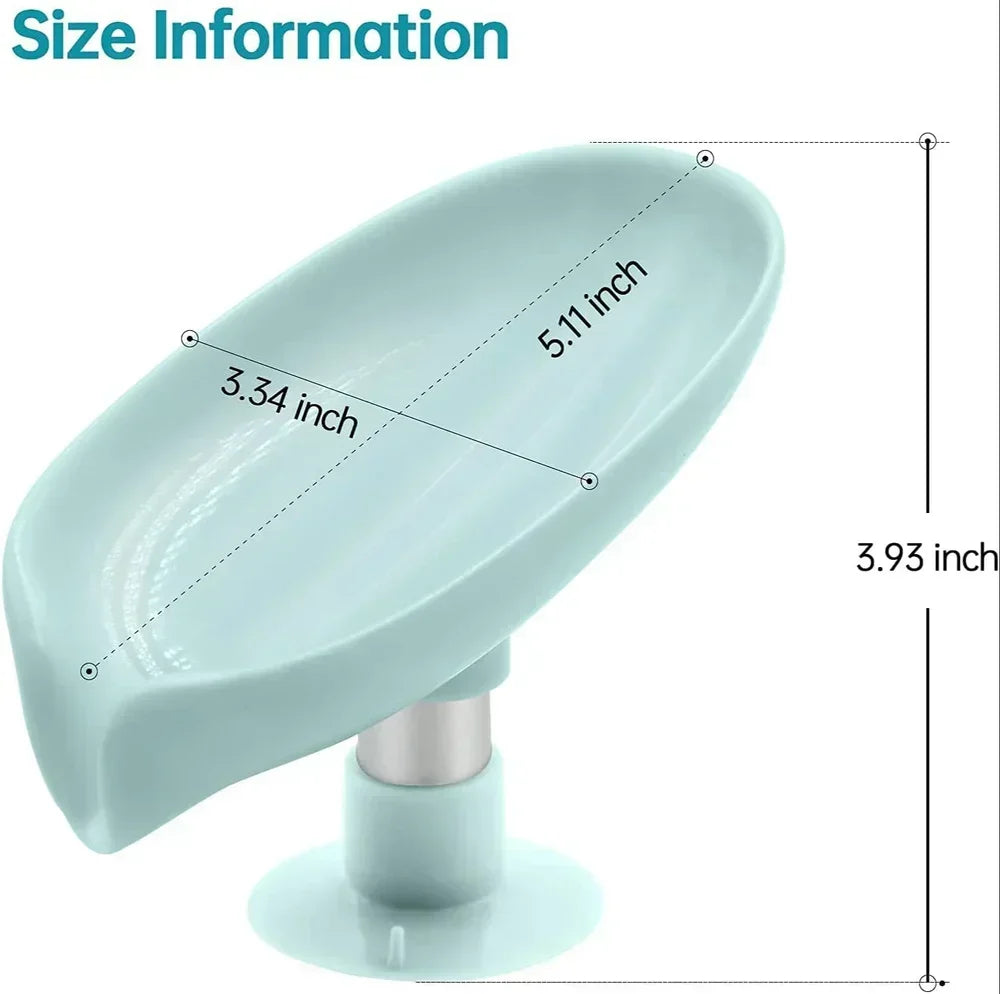 Self Draining Soap Holder Suction Base