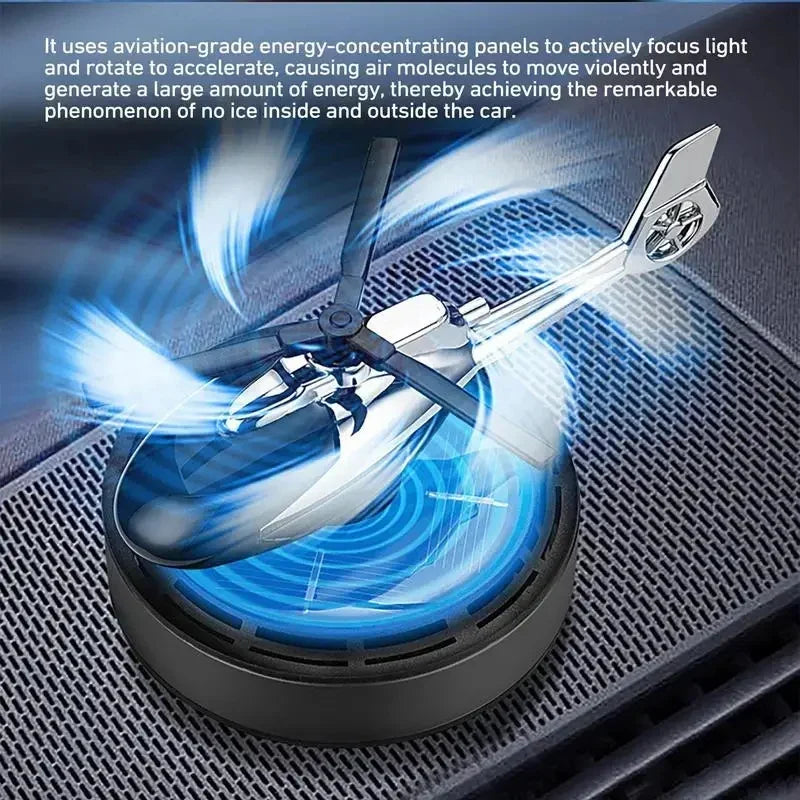 Helicopter Car Perfume With Solar