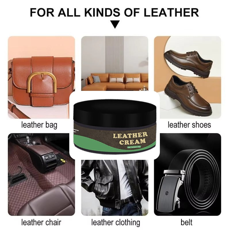 Multipurpose Leather wax with Free Sponge