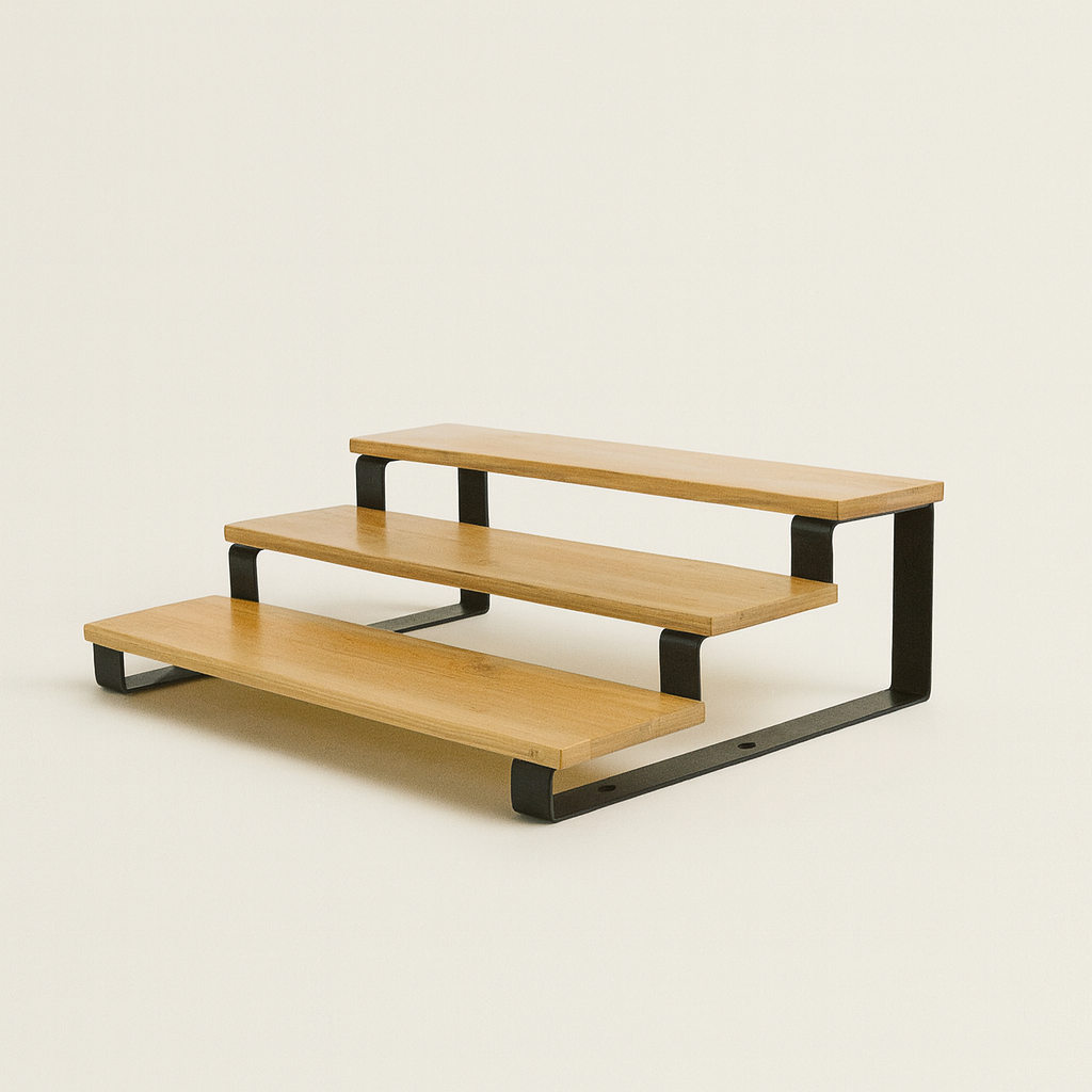Multipurpose 3 Step Wooden Stand