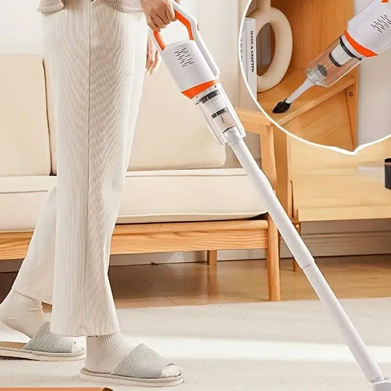 Cordless Stick Vacuum Cleaner – 10KPA Powerful Suction, 30-Min Runtime for Carpet & Hard Floors