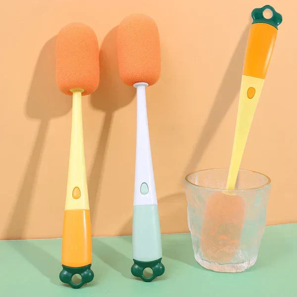 3-in-1 Bottle Cleaning Brush Set – Long Handle Brush for Water Bottles, Cups & Straws