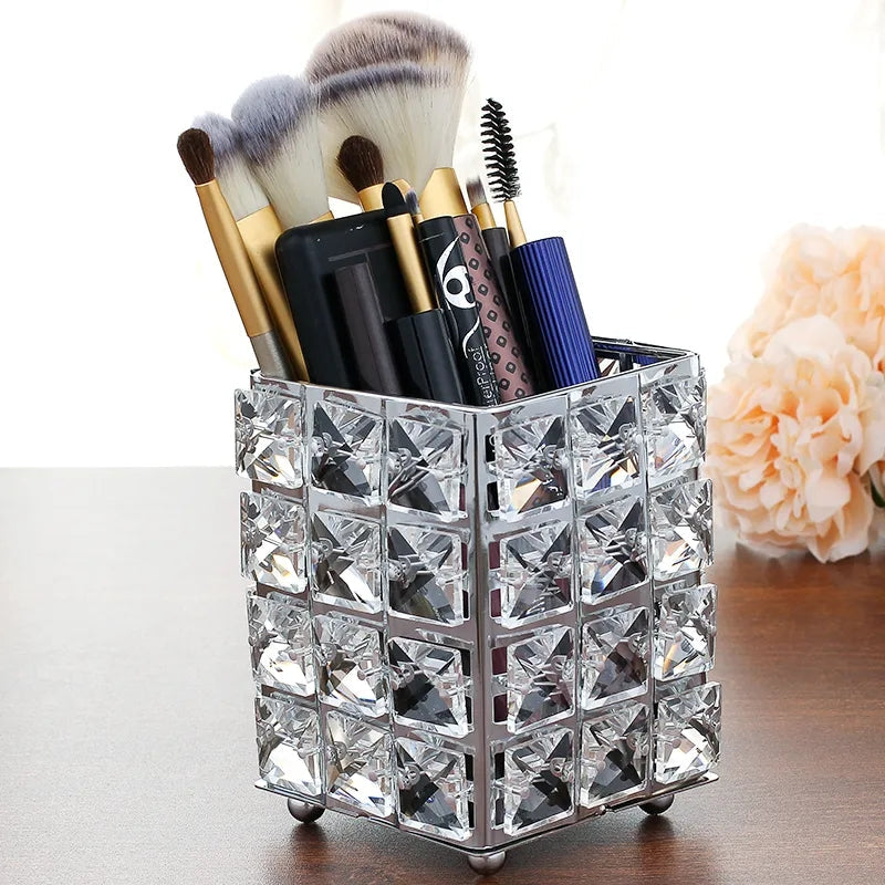 Crystal Makeup Brush Holder