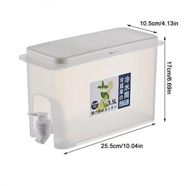 3500ML Water & Beverage Dispenser – Large Capacity Drink Jug with Tap