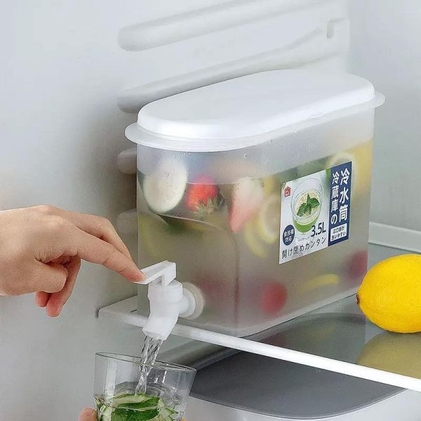 3500ML Water & Beverage Dispenser – Large Capacity Drink Jug with Tap