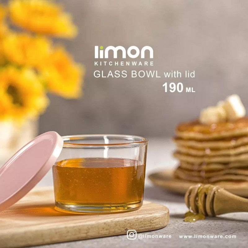 Limon 3 Pcs Glass Bowl