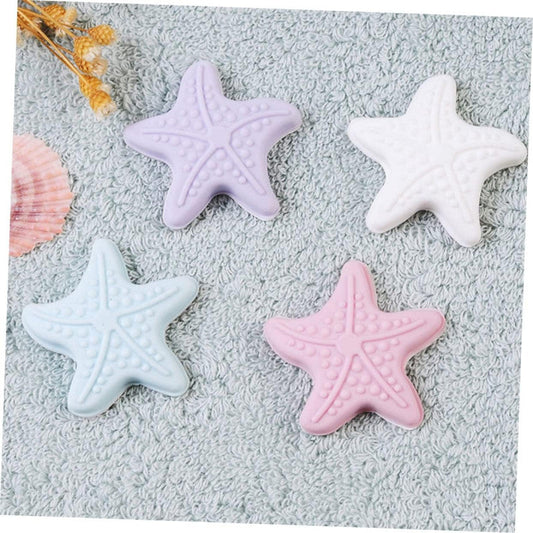 4 Pcs Silicone Star Door Stoppers – Self-Adhesive Wall & Door Protector Bumpers