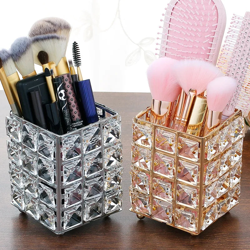 Crystal Makeup Brush Holder