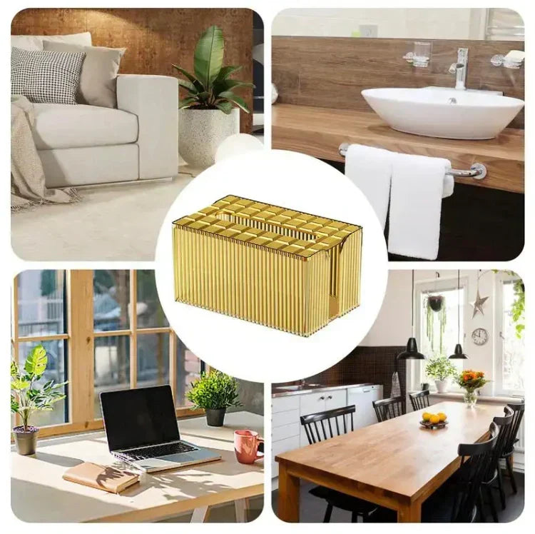 Luxury Plastic Tissue Holder – Elegant Napkin Dispenser for Dining & Kitchen