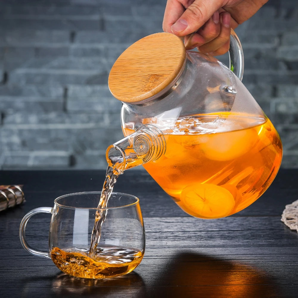 Transparent Glass Teapot