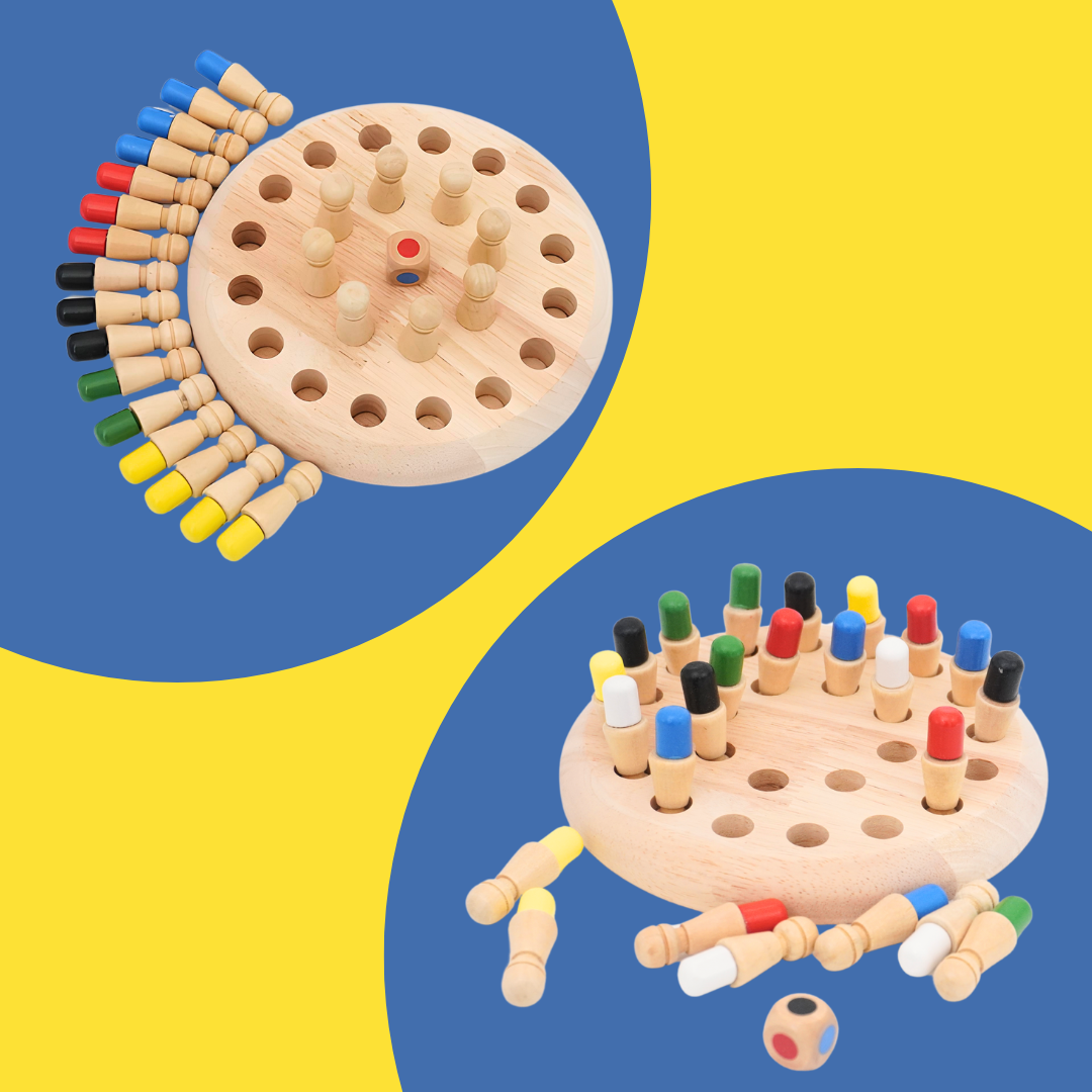 Memory Chess Wooden Memory Game