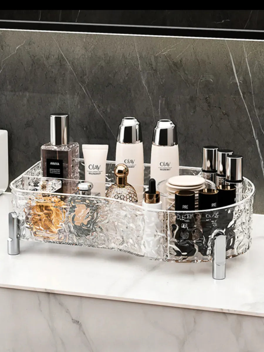 Glacier Makeup with Brush Holder