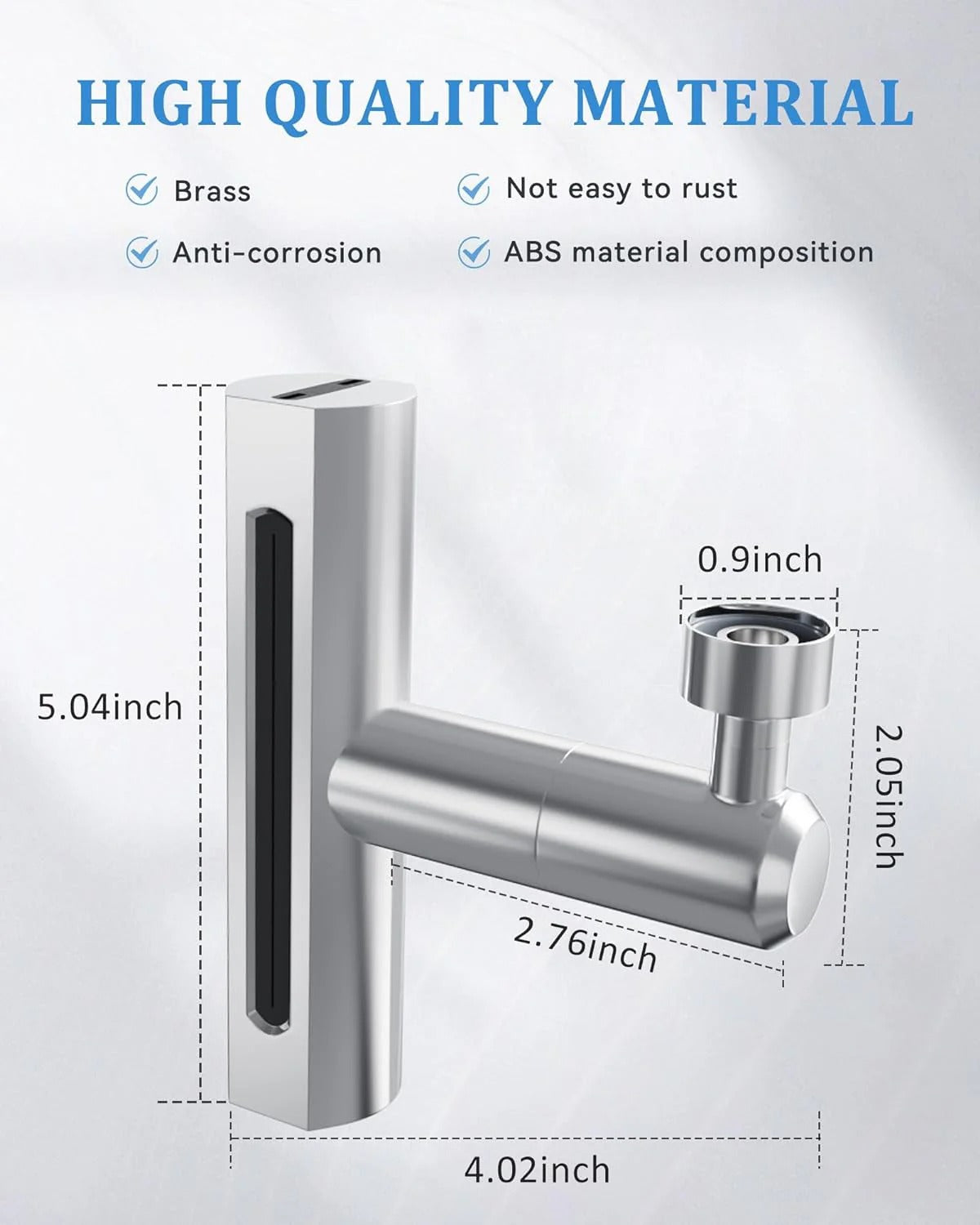 360° Rotating Sink Faucet Extender – No-Splash Kitchen Tap Nozzle