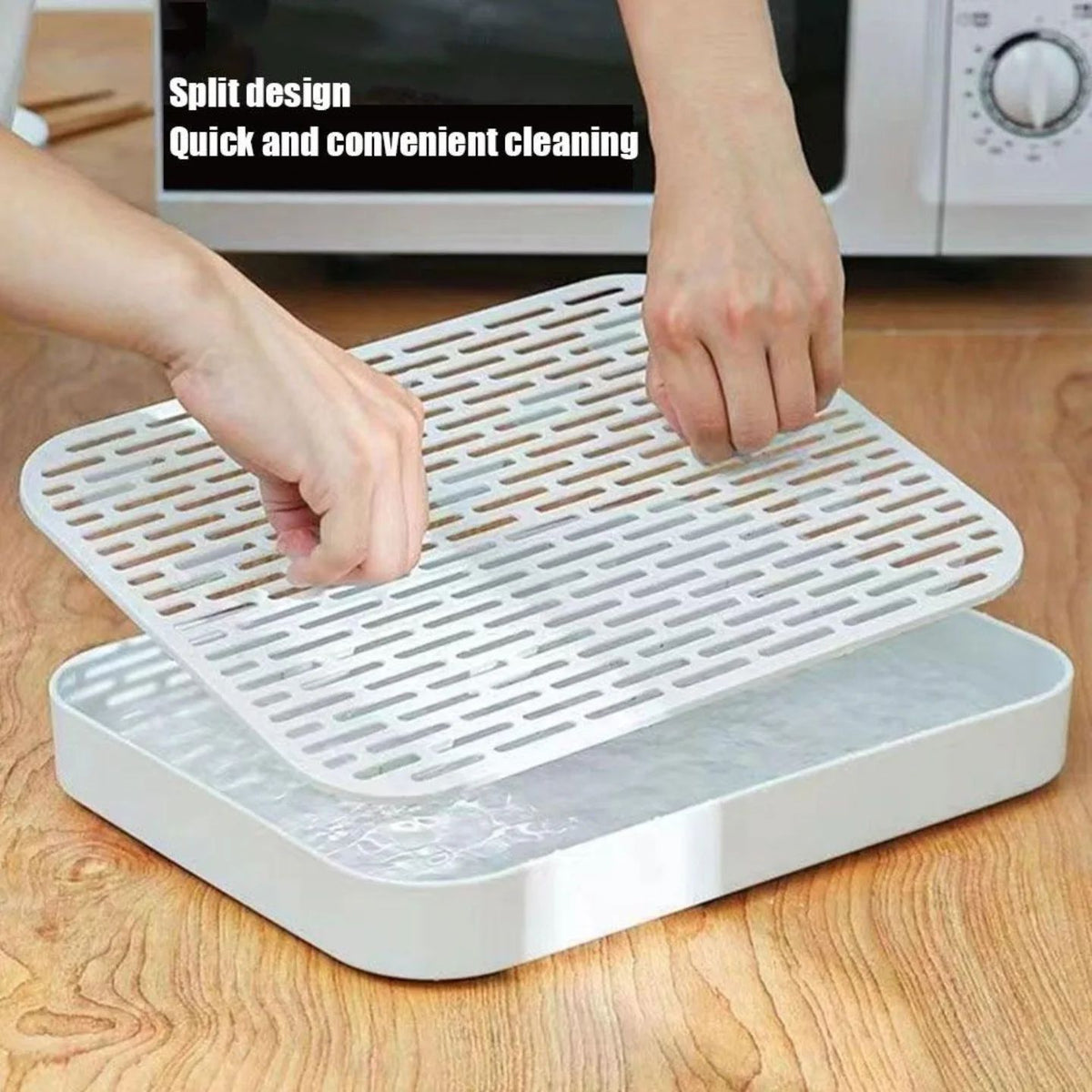 2 Tier Luxury Drain Storage Rack