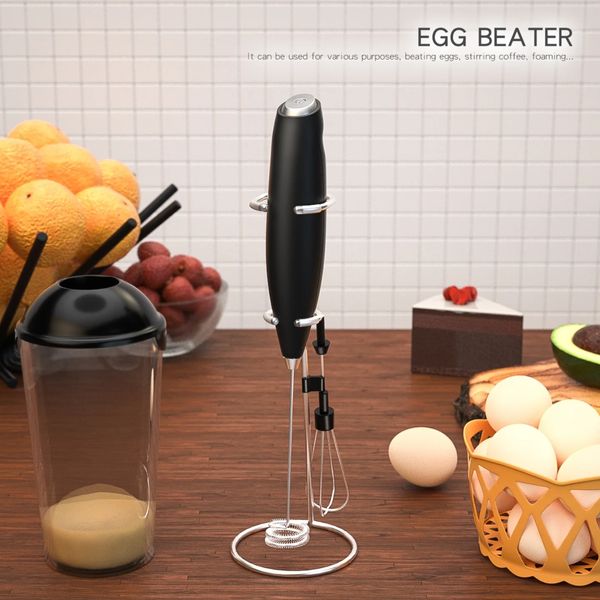 Wireless Electric Coffee And Egg Beater With Stand