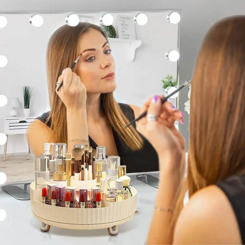 Spinning Skincare Lotion Organizer
