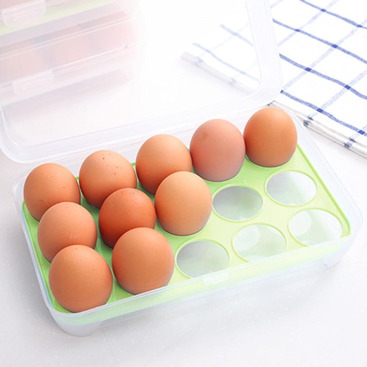 2 in 1 Egg Tray Storage Box