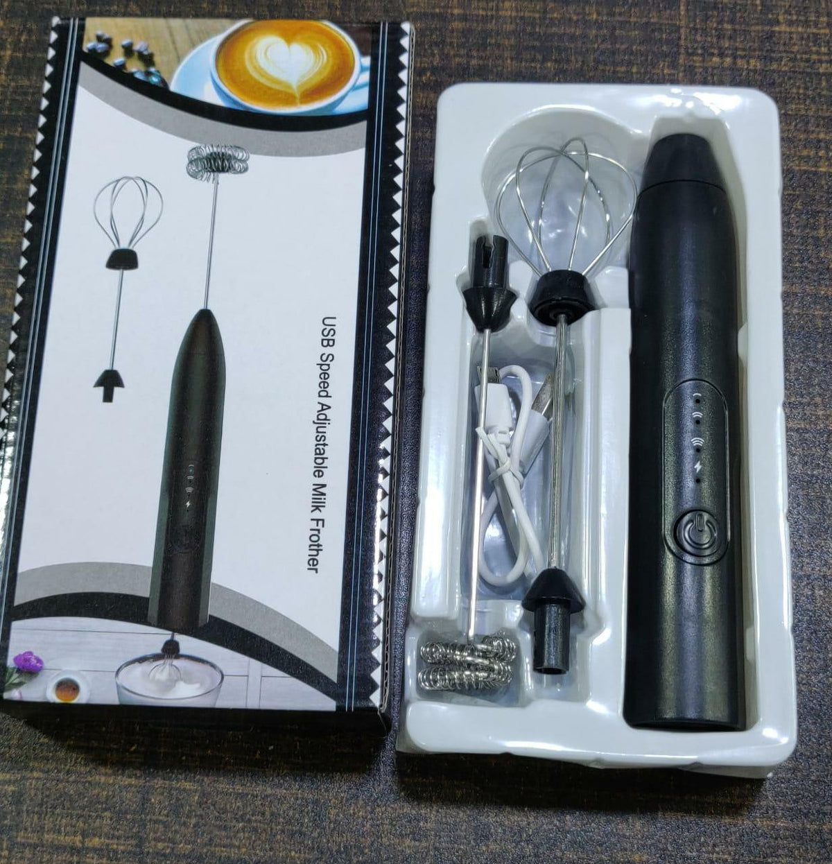 2 in 1 Portable Egg and Coffee Beater