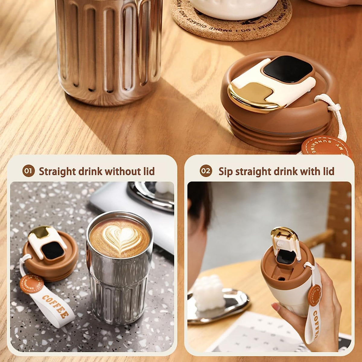 Stainless Steel Intelligent Coffee Mug
