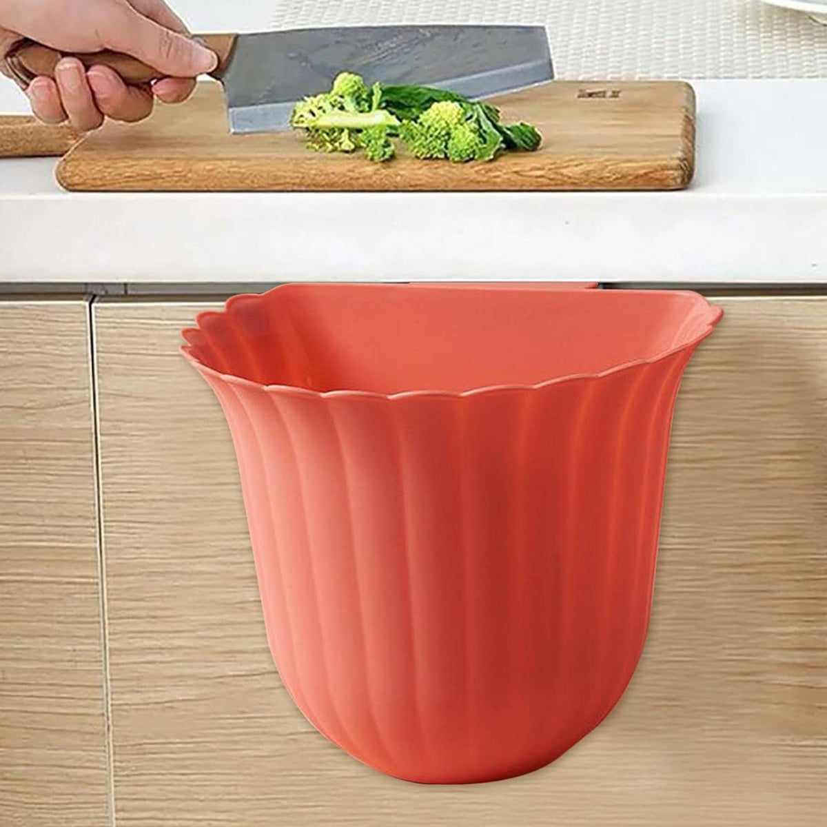 Flower Trash Can