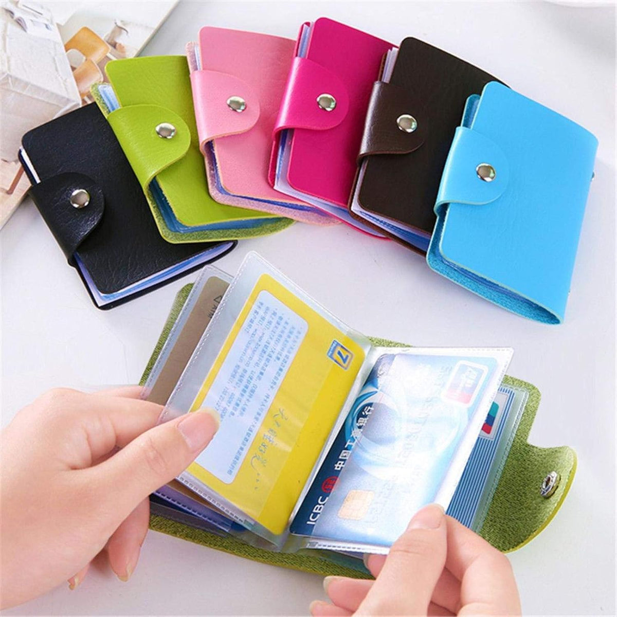 12 Grid Portable Card Holder
