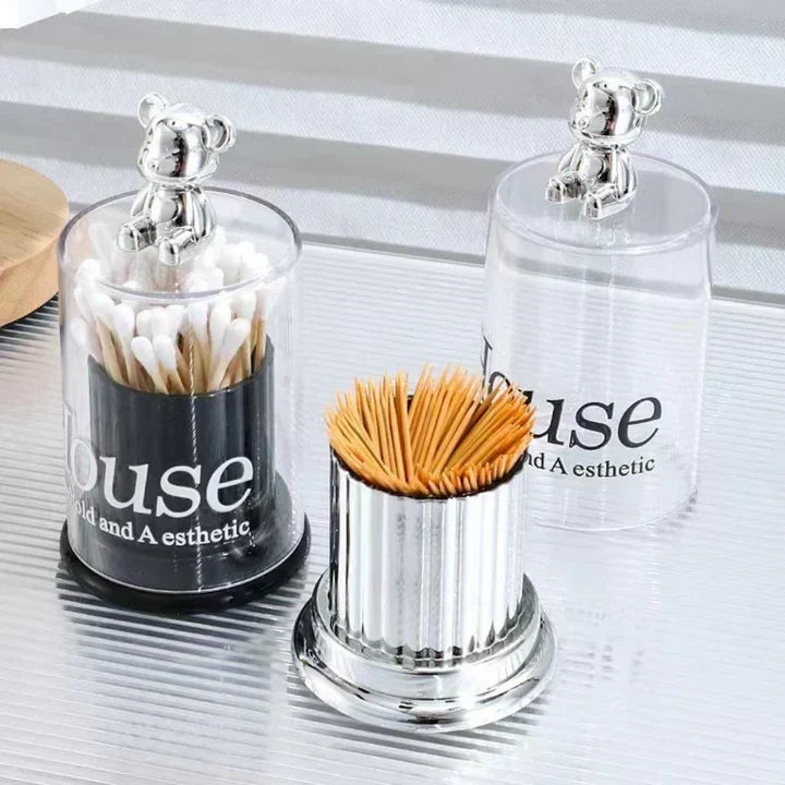 Cute Bear Toothpick Container
