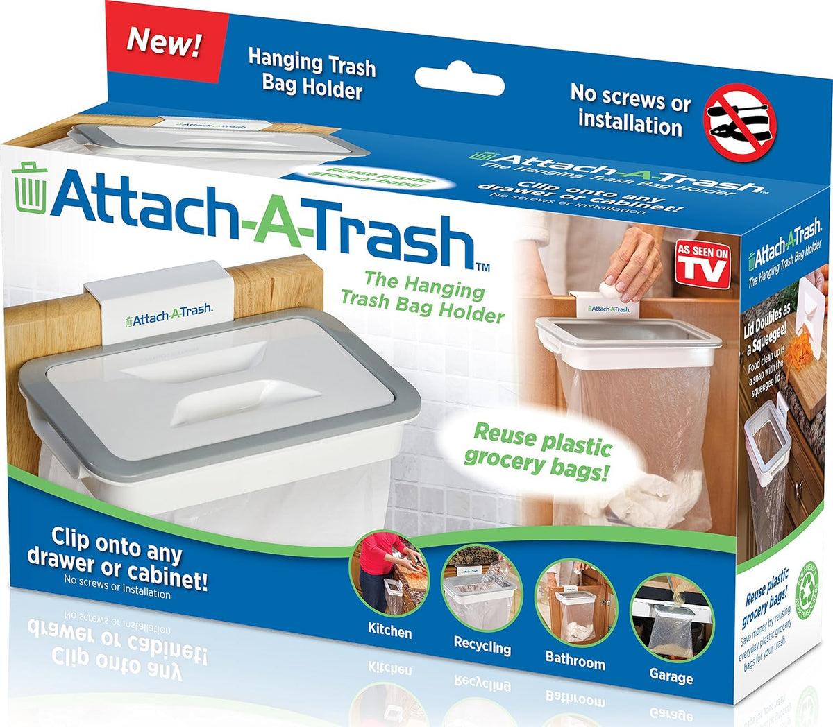 Attach-A-Trash The Hanging Bag Holder