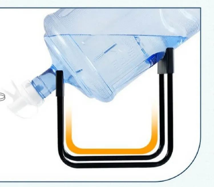 2-Pc Water Bottle Stand & Tap Set – Collapsible Metal Dispenser with Leak-Proof Valve