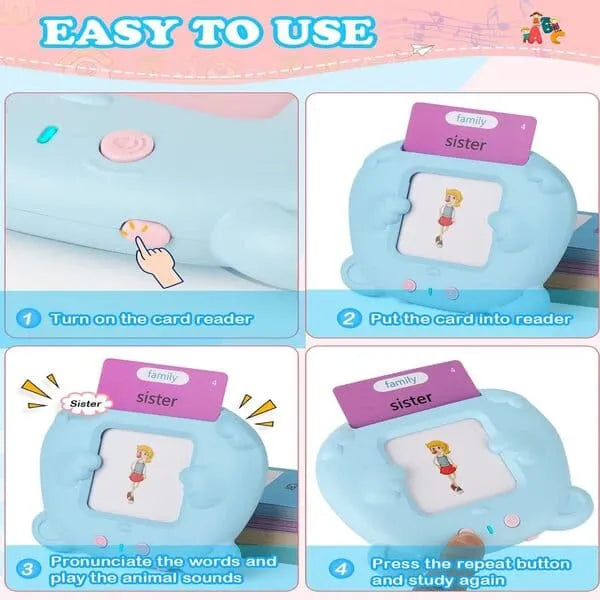 Rechargeable Educational Flash Cards Game For Kids