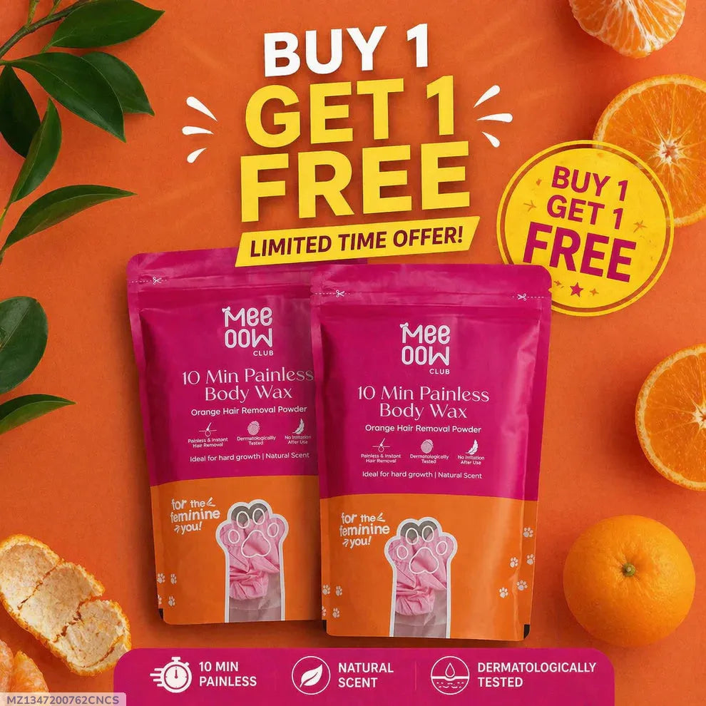 MEOW Body Hair Painless Wax (BUY 1 GET 1 FREE)