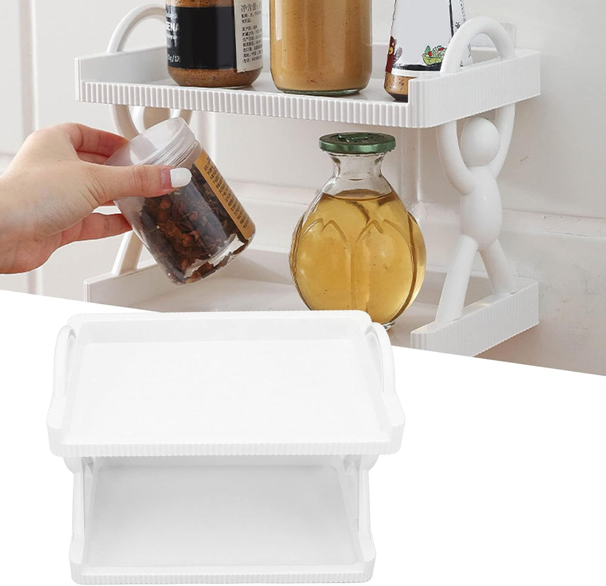 2 Layers Wall Mounted Storage Shelfs