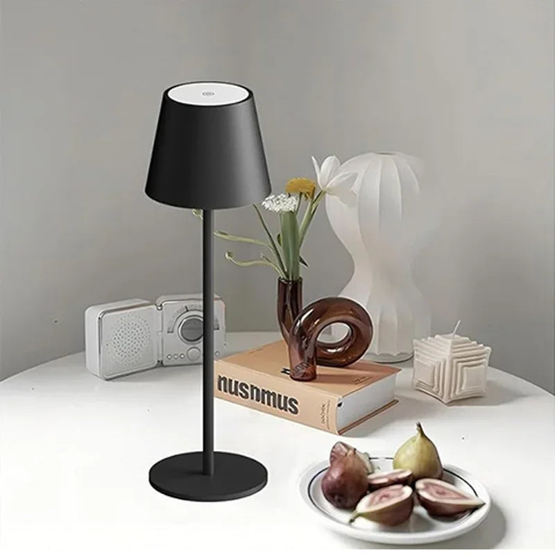 Rechargeable Touch LED Desk Lamp Black
