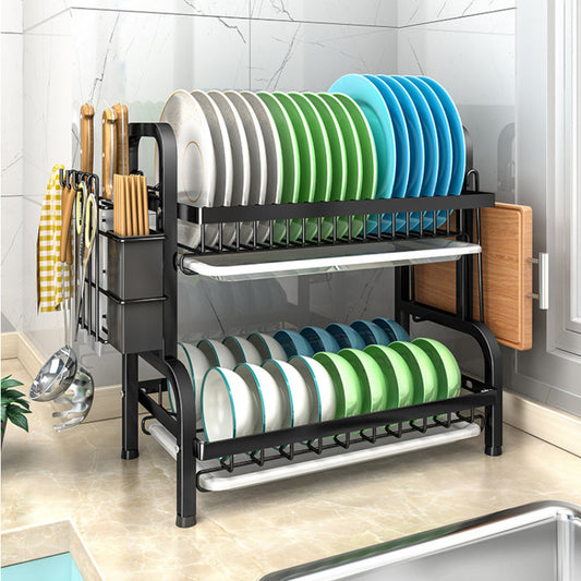 Stainless Steel 2 Tier Dish Drying Rack