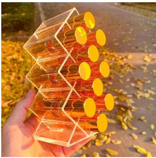 10 Grid Acrylic Lipstick Organizer