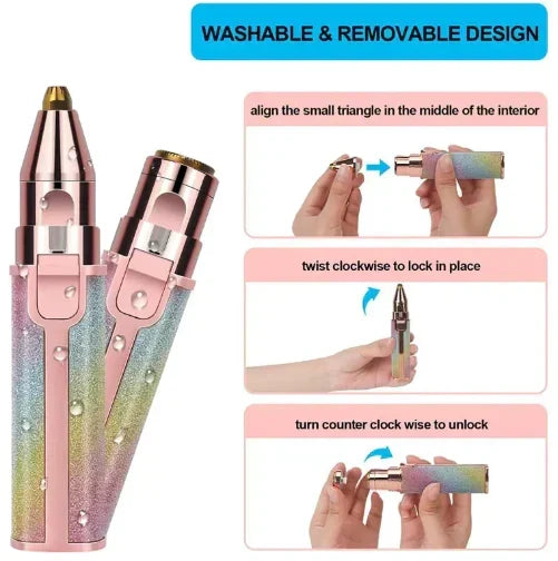 2 In 1 Eyebrow Hair Remover