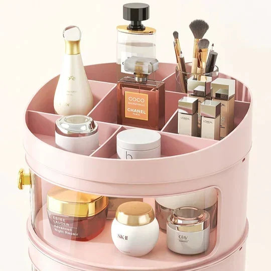 Clear Vanity Makeup And Cosmetic Organizer