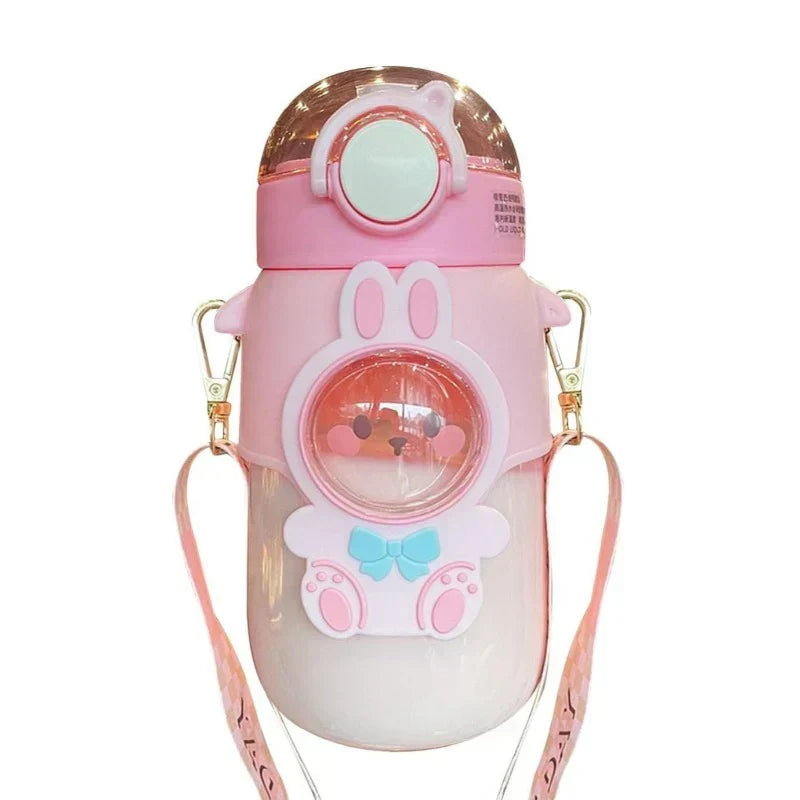Cartoon Style Kids Plastic Nice Day Water Bottle 720ml