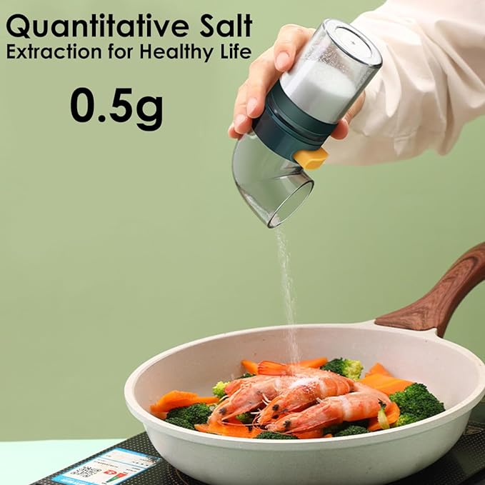 Detachable Curved Mouth Condiment Canister