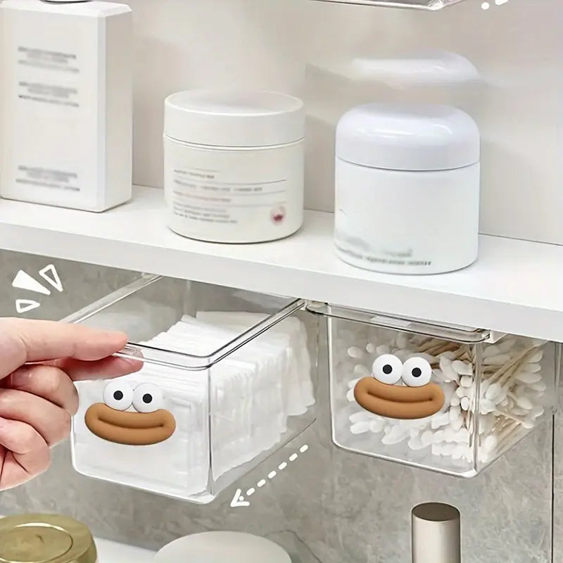 Wall-mounted Self-adhesive Cosmetic Organizer (2 Pcs)