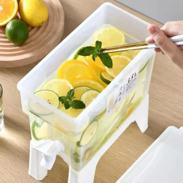 3.5L Juice & Drink Dispenser with Stand – Transparent Beverage Dispenser