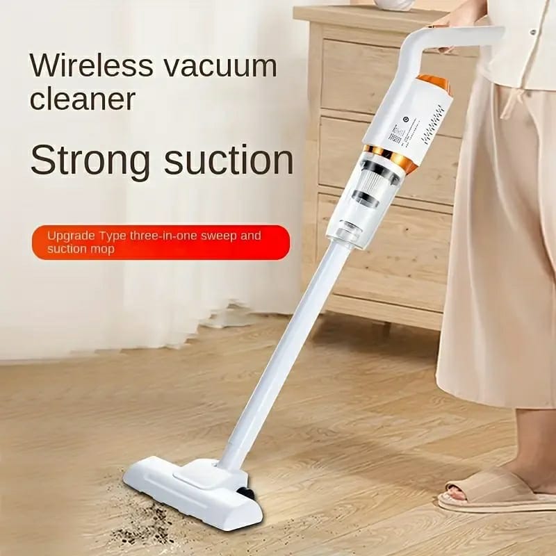 Cordless Stick Vacuum Cleaner – 10KPA Powerful Suction, 30-Min Runtime for Carpet & Hard Floors