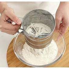 Stainless Steel Flour Sifter & Filter Cup – Fine Mesh Kitchen Strainer