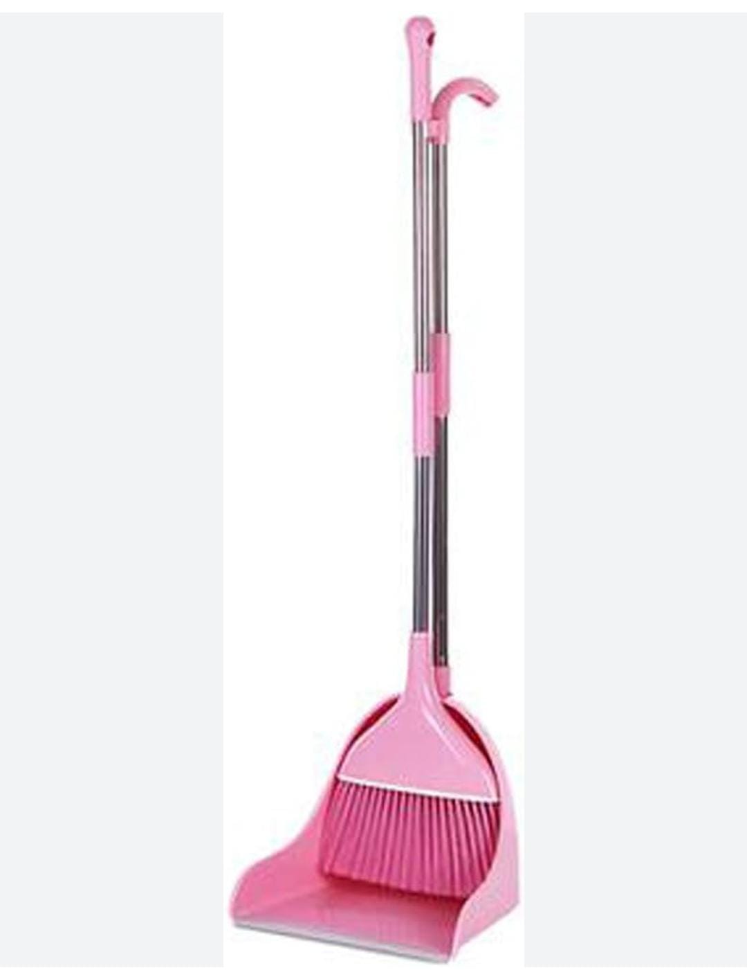 Broom & Dustpan Set – Upright Stand-Up Sweep Set for Indoor Home Cleaning