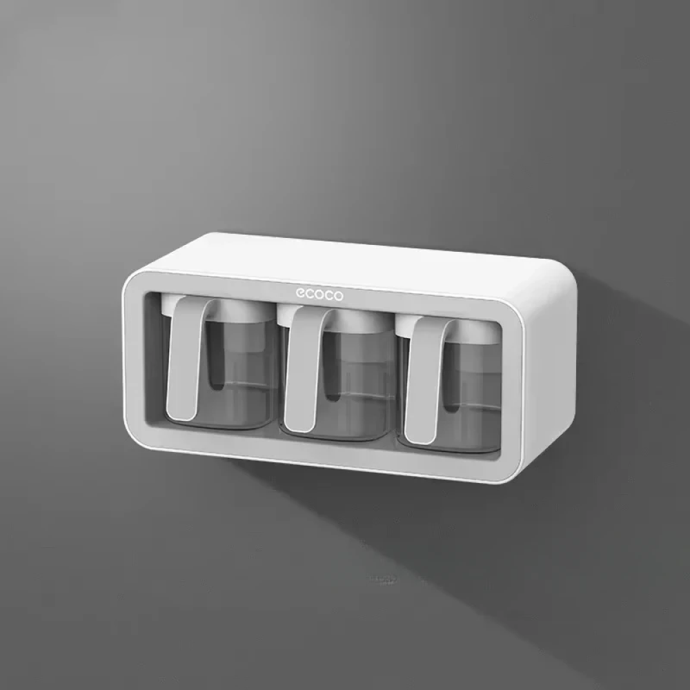 ECOCO Wall-Mounted Spice Rack – No-Drill Kitchen Storage Box