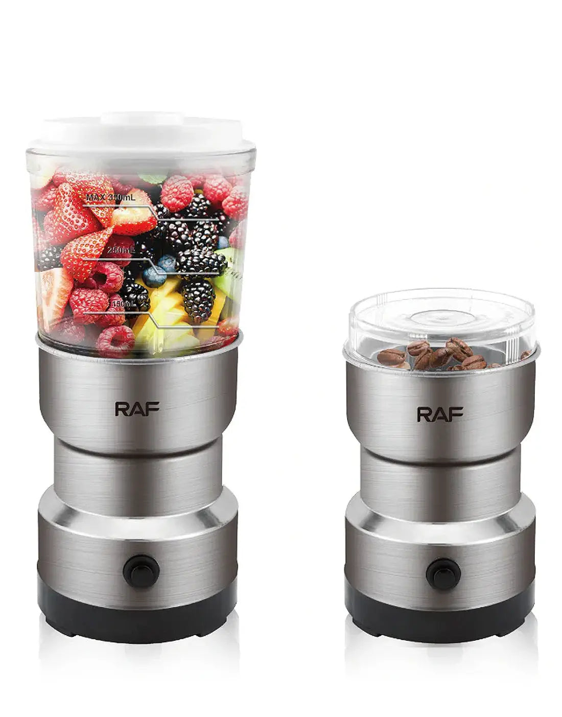 2-in-1 Electric Blender & Coffee Grinder – 300W Stainless Steel Juicer