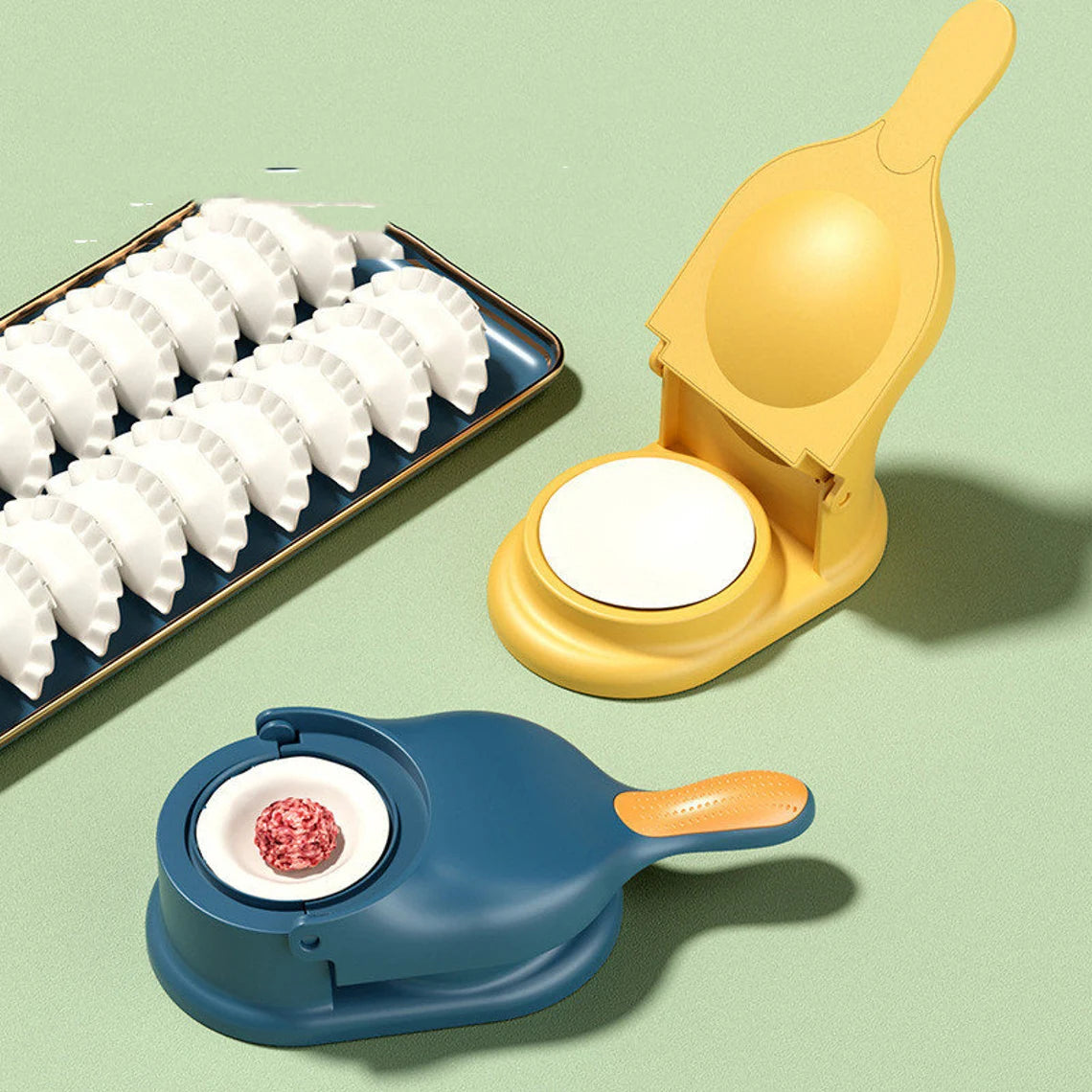 2-in-1 Samosa & Dumpling Mold Press – Easy Manual Pastry Maker